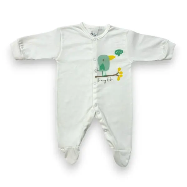 Βρεφικό φορμάκι jersey, πουλάκι, NO 2 3-6M/70CM
