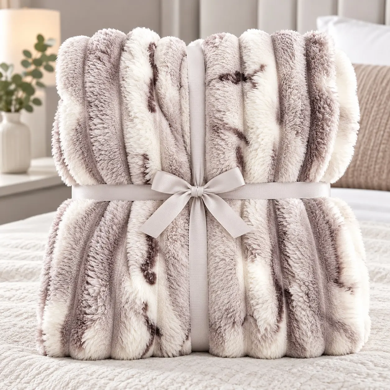 Κουβέρτα Fleece Ροζ με Λευκό Ανάγλυφο Σχέδιο 160×240cm