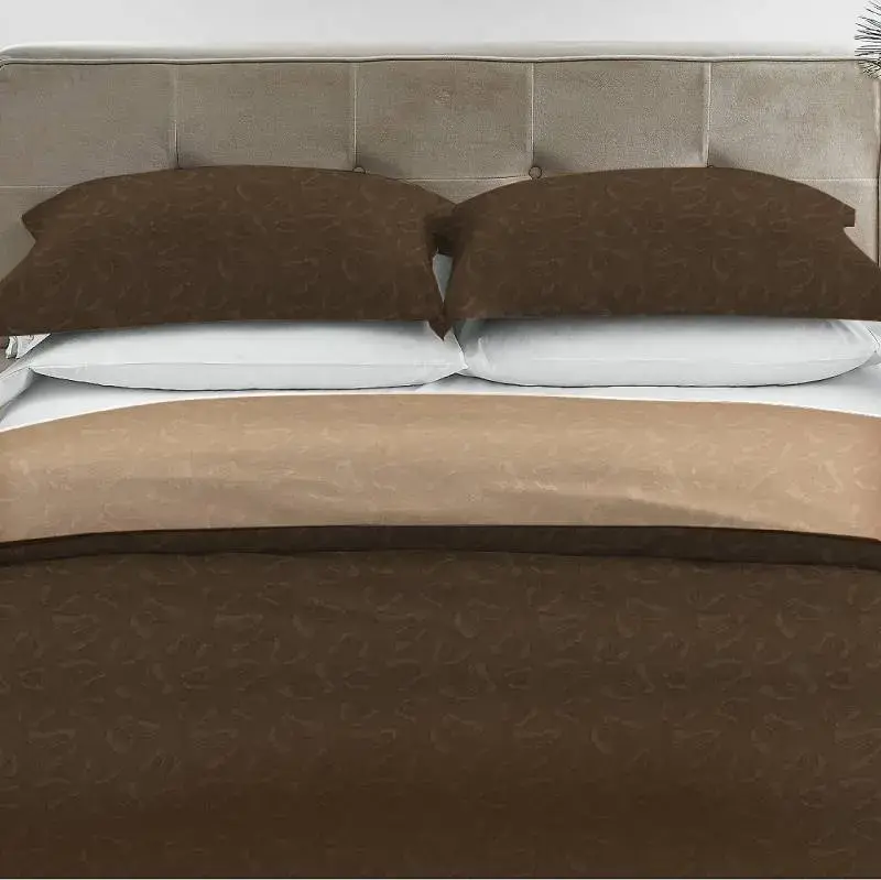 ΣΕΤ ΠΑΠΛΩΜΑΤΟΘΗΚΗ ΜΟΝΟΧΡΩΜΗ 160x240εκ. BROWN BEIGE