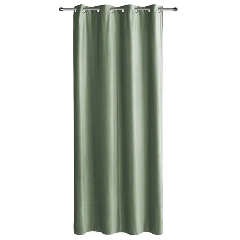 ΚΟΥΡΤΙΝΑ  ΜΕ ΚΡΙΚΟΥΣ 140x260εκ.VELOUR ΠΡΑΣΙΝΟ