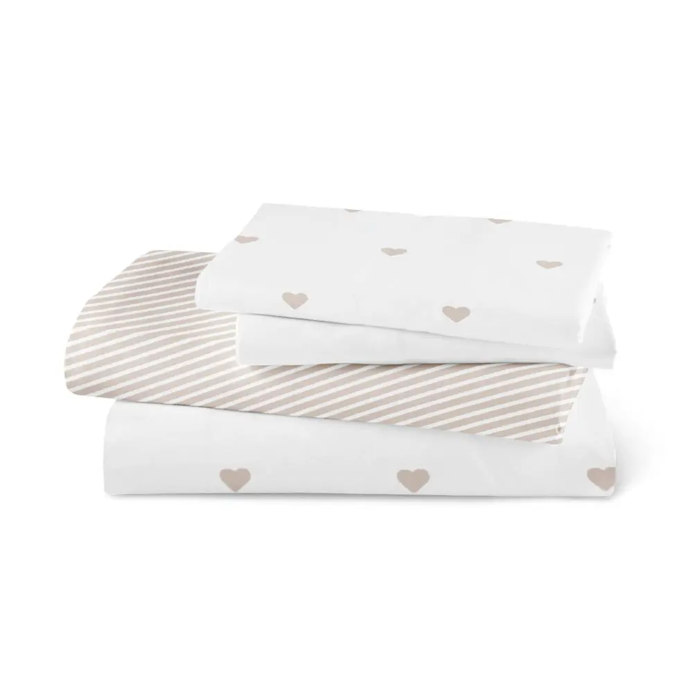 Σεντόνι Mix & Match Diagonal Διπλό Γκρι 220 x 240 cm