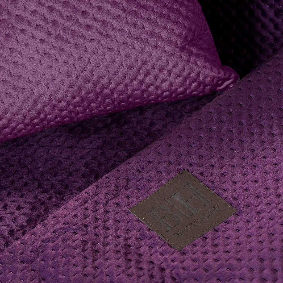 Beauty Home Ριχτάρι Τετραθέσιο Velvety Art 8411 180x350 Μωβ      