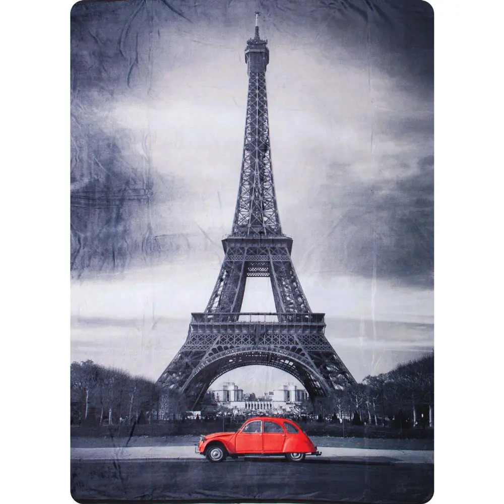 Κουβέρτα 3D Eiffel Μονή Γκρι 160 x 220 cm