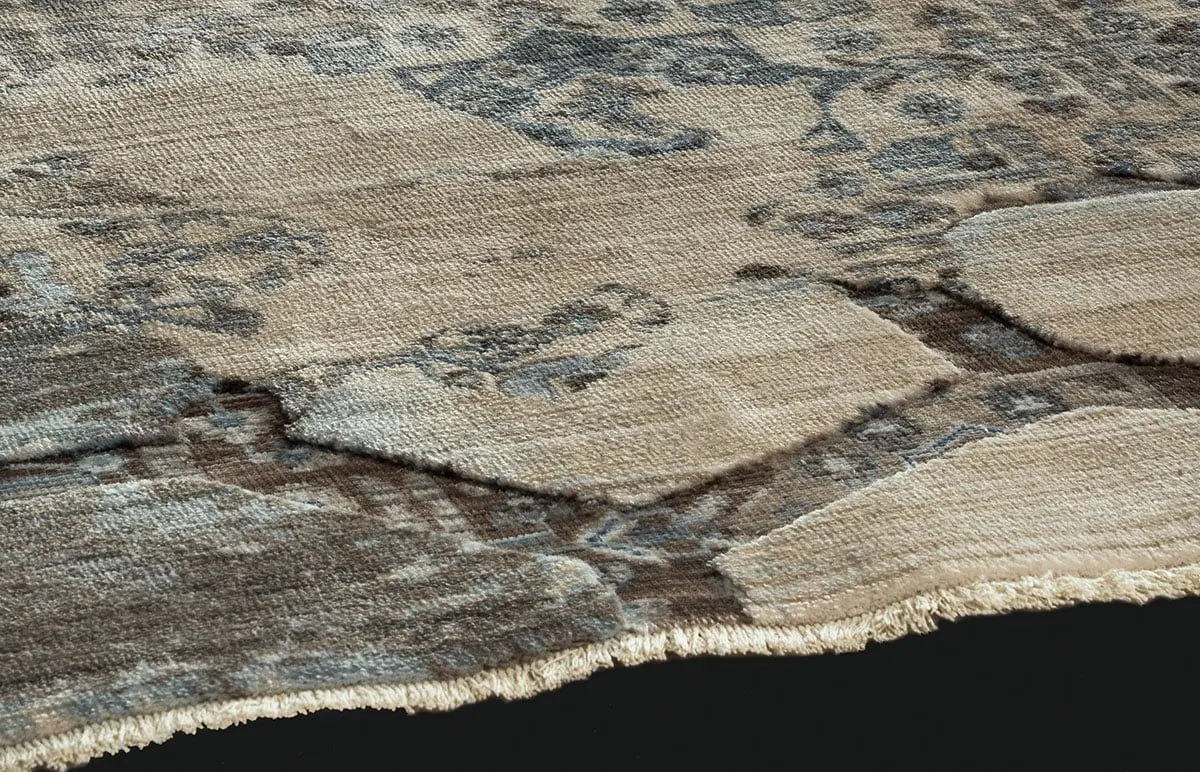 Beauty Home Πατάκι Bliss Art 9625 67x220 Μπεζ,Μόκα,Μπλε      
