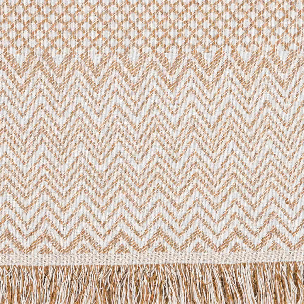 Ριχτάρι Βαμβακερό Τετραθέσιο Tribal Μαύρο 180 x 350 cm