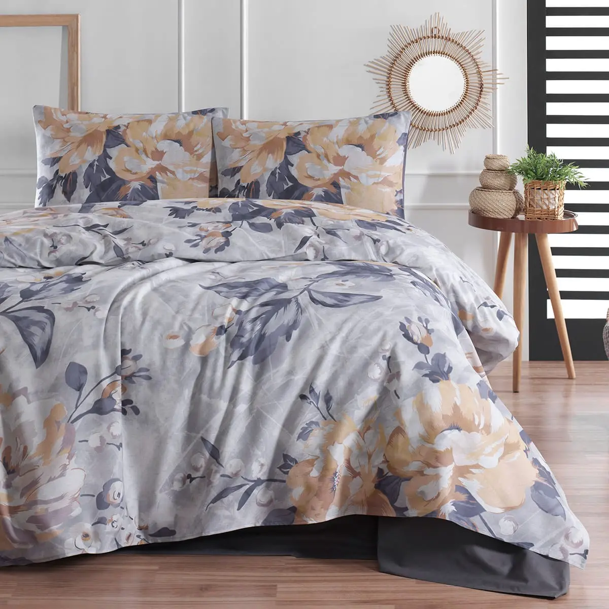 Beauty Home Σετ κουβερλί υπέρδιπλο 3D Art 11078 Oprah 220x240 Εμπριμέ      