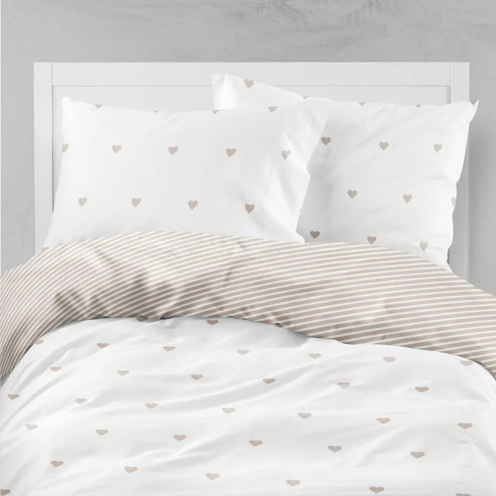 Σεντόνι Mix & Match Diagonal Διπλό Γκρι 220 x 240 cm