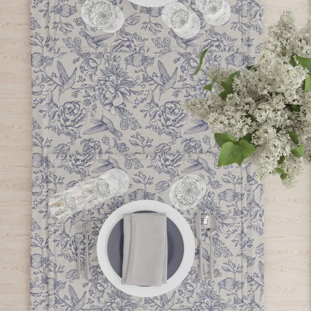 Τραβέρσα Antoinette 50 x 140 cm Μαύρο