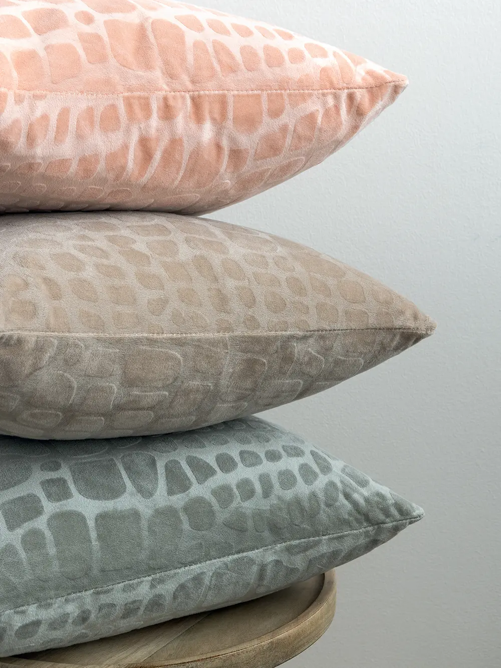 Διακοσμητική Μαξιλαροθήκη Home Décor 45x45 FLO GREY Γκρι