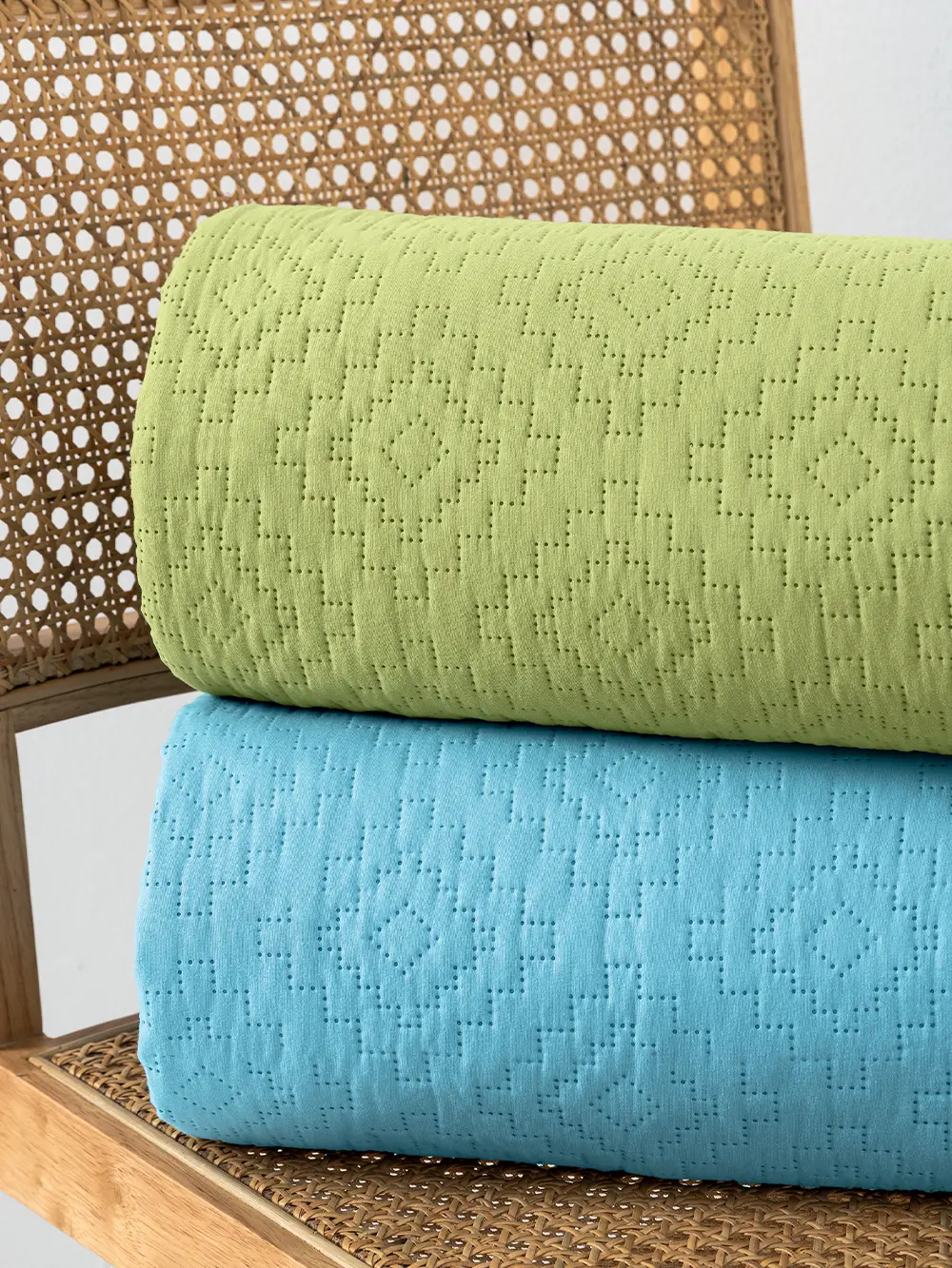 Κουβερλί υπέρδιπλο 220x240 KAREN GREEN Πράσινο