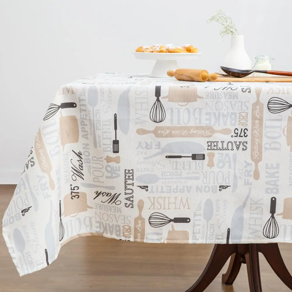 Τραπεζομάντηλο Bon Apetit Εκρού 140 x 260 cm