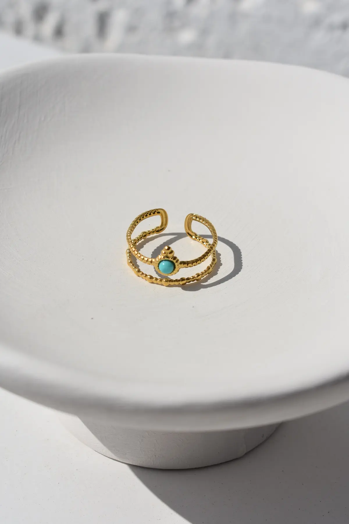 Aqua Gem Ring